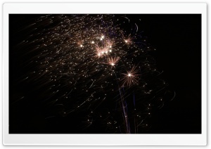 New Years Fireworks Ultra HD Wallpaper for 4K UHD Widescreen Desktop, Lockscreen, Screensaver, TV, Tablet, Smartphone