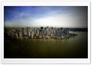 New York Aerial View Ultra HD Wallpaper for 4K UHD Widescreen desktop, tablet & smartphone