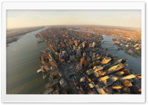New York Aerial View Ultra HD Wallpaper for 4K UHD Widescreen desktop, tablet & smartphone