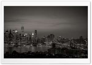 New York City Black and White Ultra HD Wallpaper for 4K UHD Widescreen desktop, tablet & smartphone