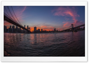 New York City Bridges Ultra HD Wallpaper for 4K UHD Widescreen desktop, tablet & smartphone