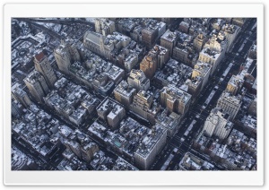 New York City Buildings Aerial View Ultra HD Wallpaper for 4K UHD Widescreen desktop, tablet & smartphone