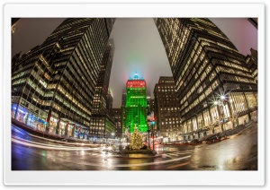 New York City Christmas Time Ultra HD Wallpaper for 4K UHD Widescreen desktop, tablet & smartphone
