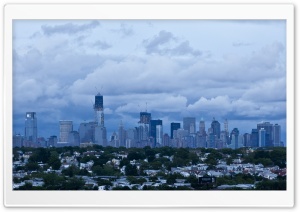 New York City Clouds Ultra HD Wallpaper for 4K UHD Widescreen desktop, tablet & smartphone