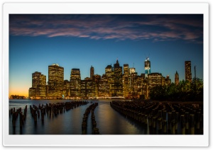 New York City Downtown Ultra HD Wallpaper for 4K UHD Widescreen desktop, tablet & smartphone