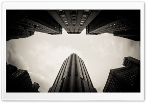 New York City Fisheye Lens Photography Ultra HD Wallpaper for 4K UHD Widescreen desktop, tablet & smartphone