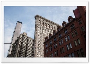 New York Flatiron Building Ultra HD Wallpaper for 4K UHD Widescreen desktop, tablet & smartphone