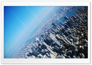 New York From The Plane Ultra HD Wallpaper for 4K UHD Widescreen desktop, tablet & smartphone