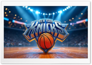 New York Knicks Logo 4K UHD Wallpaper for Widescreen and UltraWide Desktop, UltraHD TV, Smartphone, Tablet