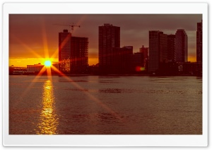 New York Sunrise Ultra HD Wallpaper for 4K UHD Widescreen desktop, tablet & smartphone