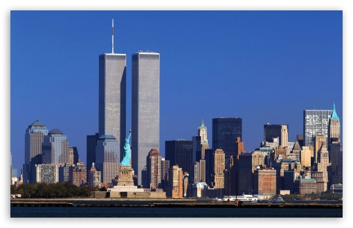 New York, Twin Towers UltraHD Wallpaper for Wide 16:10 Widescreen WHXGA WQXGA WUXGA WXGA ;