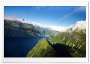 New Zealand Fjords Ultra HD Wallpaper for 4K UHD Widescreen Desktop, Lockscreen, Screensaver, TV, Tablet, Smartphone