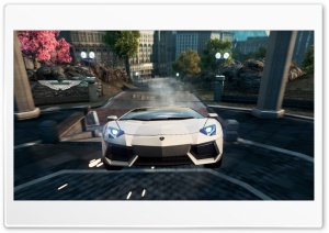 NFS MW 2012 Lamborghini Aventador Ultra HD Wallpaper for 4K UHD Widescreen desktop, tablet & smartphone