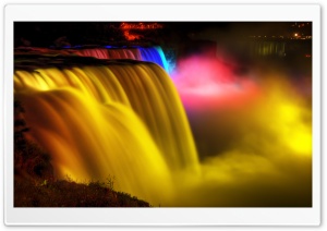 Niagara Falls Night View Ultra HD Wallpaper for 4K UHD Widescreen desktop, tablet & smartphone