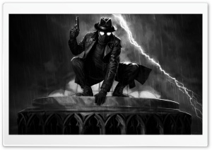 Nicolas Cage in Spider-Noir 2026 TV Series 4K UHD Wallpaper for Widescreen and UltraWide Desktop, UltraHD TV, Smartphone, Tablet