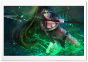 Nidalee the Bestial Huntress - League of Legends Ultra HD Wallpaper for 4K UHD Widescreen desktop, tablet & smartphone