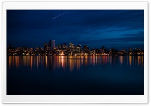 Night City Lights Ultra HD Wallpaper for 4K UHD Widescreen desktop, tablet & smartphone