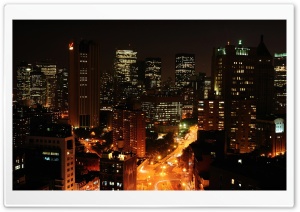 Night Cityscapes Ultra HD Wallpaper for 4K UHD Widescreen desktop, tablet & smartphone