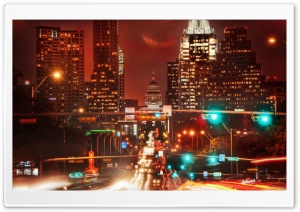 Night In Austin Ultra HD Wallpaper for 4K UHD Widescreen desktop, tablet & smartphone