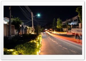 Night Light Trails Ultra HD Wallpaper for 4K UHD Widescreen desktop, tablet & smartphone