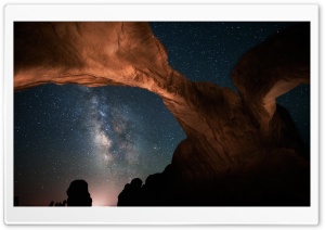 Night Skies In Utah Ultra HD Wallpaper for 4K UHD Widescreen desktop, tablet & smartphone