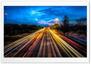 Night Traffic Ultra HD Wallpaper for 4K UHD Widescreen desktop, tablet & smartphone