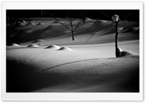 Night Winter Ultra HD Wallpaper for 4K UHD Widescreen desktop, tablet & smartphone
