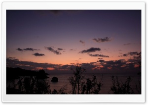 Nightfall Beach Nature Ultra HD Wallpaper for 4K UHD Widescreen desktop, tablet & smartphone