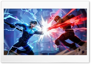 Nightwing Vs Red Hood Only In Dc Dark Legion 4K UHD Wallpaper for Widescreen and UltraWide Desktop, UltraHD TV, Smartphone, Tablet