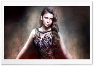 Nina Dobrev In Beautiful Dress Ultra HD Wallpaper for 4K UHD Widescreen desktop, tablet & smartphone