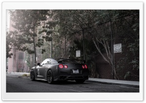 Nissan GT-R Black Ultra HD Wallpaper for 4K UHD Widescreen desktop, tablet & smartphone