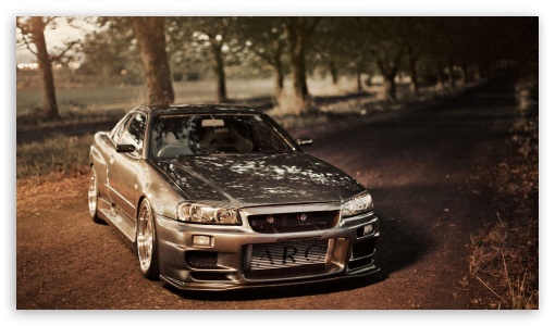 Nissan Skyline GT-R R34 UltraHD Wallpaper for HD 16:9 ;