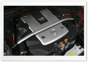 Nissan V6 3.5 Engine 4K UHD Wallpaper for Widescreen and UltraWide Desktop, UltraHD TV, Smartphone, Tablet