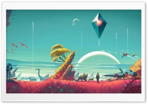 No Man's Sky 4K UHD Wallpaper for Widescreen and UltraWide Desktop, UltraHD TV, Smartphone, Tablet