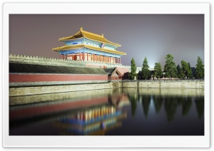 North Gate Of The Forbidden City, Beijing, China Ultra HD Wallpaper for 4K UHD Widescreen desktop, tablet & smartphone