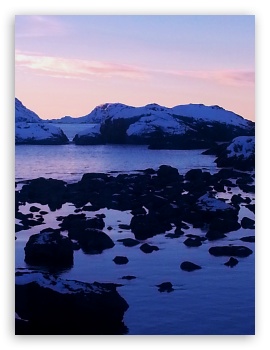 North Norway, the sea UltraHD Wallpaper for iPad 1/2/Mini ; Mobile 4:3 - UXGA XGA SVGA ;