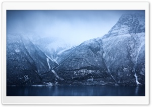 Norway Fjords Winter Landscape Ultra HD Wallpaper for 4K UHD Widescreen desktop, tablet & smartphone