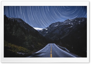 Norway Road - Long Exposure Ultra HD Wallpaper for 4K UHD Widescreen desktop, tablet & smartphone