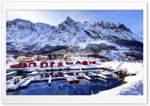 Norway Village, Winter Ultra HD Wallpaper for 4K UHD Widescreen desktop, tablet & smartphone