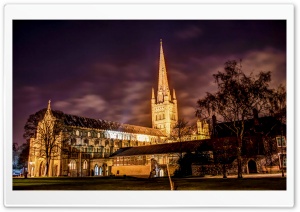Norwich Cathedral Ultra HD Wallpaper for 4K UHD Widescreen desktop, tablet & smartphone