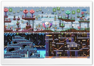 Nostagic Pixel Art 4K UHD Wallpaper for Widescreen and UltraWide Desktop, UltraHD TV, Smartphone, Tablet