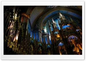 Notre Dame Basilica (Montreal) Ultra HD Wallpaper for 4K UHD Widescreen desktop, tablet & smartphone