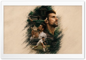 Novak Djokovic 4K UHD Wallpaper for Widescreen and UltraWide Desktop, UltraHD TV, Smartphone, Tablet