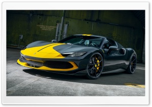Novitec Ferrari 296 GTB Sportscar Ultra HD Wallpaper for 4K UHD Widescreen desktop, tablet & smartphone