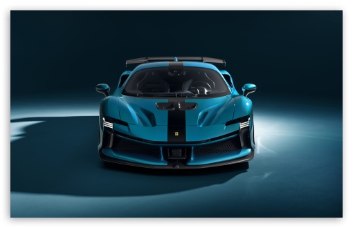 Novitec, Ferrari SF90XX, Hybrid, Supercar, Blue Car, Front View UltraHD Wallpaper for UHD 16:9 ; HD 16:9 ; UltraWide 21:9 24:10 32:10 ; Widescreen 16:10 5:3 ; Fullscreen 4:3 5:4 3:2 ; Tablet 1:1 ; Dual 16:10 4:3 5:4 3:2 ;