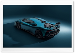 Novitec, Ferrari SF90XX, Hybrid, Supercar, Blue Car, Rear View 4K UHD Wallpaper for Widescreen and UltraWide Desktop, UltraHD TV, Smartphone, Tablet