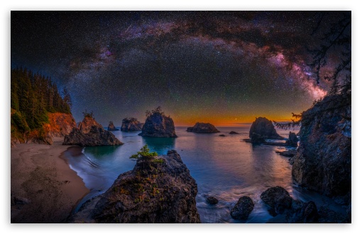 Ocean At Night, Beach, Milky Way, Starry Night, Peaceful Night UltraHD Wallpaper for UHD 16:9 ; HD 16:9 ; UltraWide 21:9 24:10 ; Widescreen 16:10 5:3 ; Fullscreen 4:3 5:4 3:2 ; Tablet 1:1 ; Mobile 9:16 9:19.5 9:20 9:21 9:22 10:16 2:3 3:5 3:4 ; Dual 4:3 5:4 3:2 ;