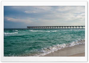 Ocean Pier Ultra HD Wallpaper for 4K UHD Widescreen desktop, tablet & smartphone