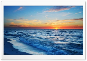 Ocean Sunset Ultra HD Wallpaper for 4K UHD Widescreen desktop, tablet & smartphone