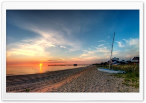 Ocean View Sunrise Ultra HD Wallpaper for 4K UHD Widescreen desktop, tablet & smartphone